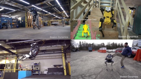 Boston Dynamics mosaico